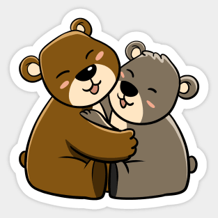 Bear Hug Sticker